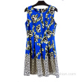 Women's Sleeveless Print Woven Dress